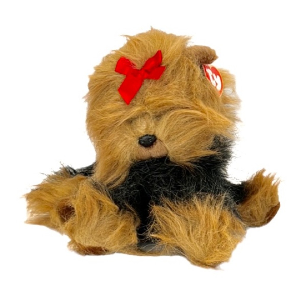 Clearance Sale | Vintage TY Beanie Yorkie Dog Stuffed Animal Toy